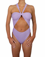 V-Halter Cut Out One Piece