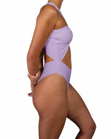 V-Halter Cut Out One Piece