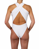 V-Halter Cut Out One Piece