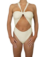 V-Halter Cut Out One Piece