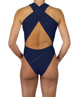 V-Halter Cut Out One Piece
