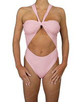 V-Halter Cut Out One Piece