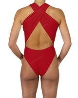 V-Halter Cut Out One Piece
