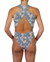 V-Halter Cut Out One Piece