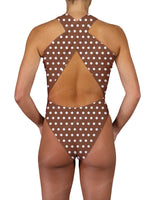 V-Halter Cut Out One Piece