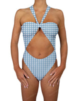 V-Halter Cut Out One Piece