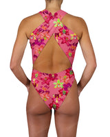 V-Halter Cut Out One Piece