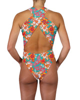 V-Halter Cut Out One Piece