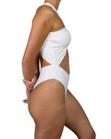 V-Halter Cut Out One Piece