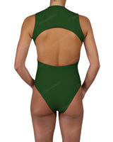 Sleeveless Cut Out Back One Piece
