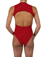 Sleeveless Cut Out Back One Piece