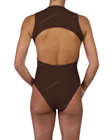 Sleeveless Cut Out Back One Piece