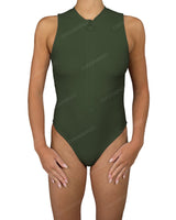 Sleeveless Cut Out Back One Piece