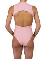 Sleeveless Cut Out Back One Piece