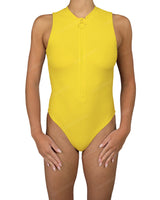 Sleeveless Cut Out Back One Piece