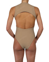 Sleeveless Cut Out Back One Piece