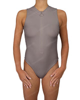 Sleeveless Cut Out Back One Piece