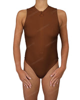 Sleeveless Cut Out Back One Piece