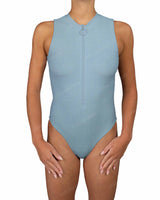 Sleeveless Cut Out Back One Piece