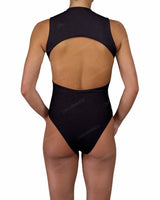 Sleeveless Cut Out Back One Piece