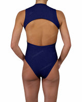 Sleeveless Cut Out Back One Piece