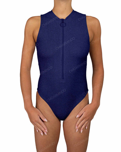 Sleeveless Cut Out Back One Piece