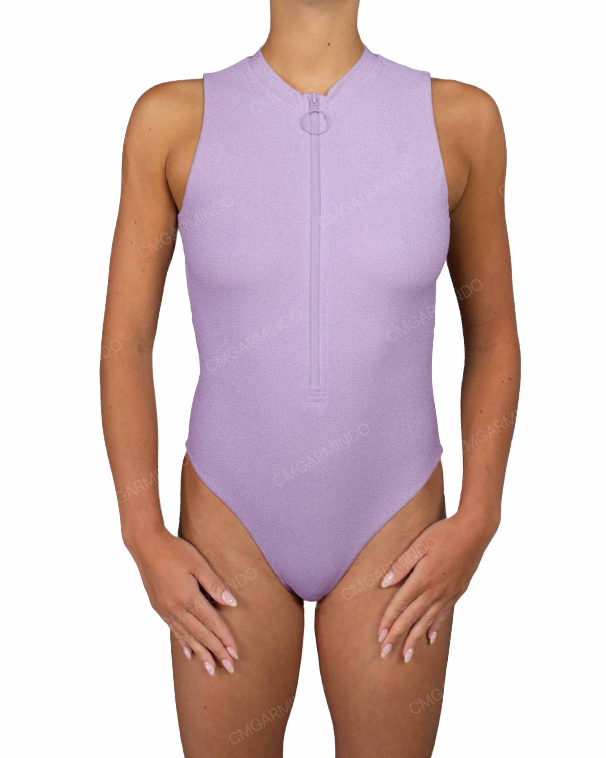 Sleeveless Cut Out Back One Piece