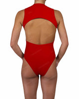 Sleeveless Cut Out Back One Piece
