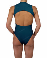 Sleeveless Cut Out Back One Piece