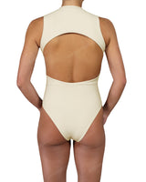 Sleeveless Cut Out Back One Piece