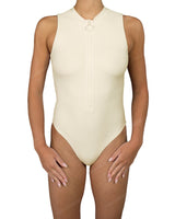 Sleeveless Cut Out Back One Piece