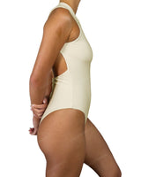 Sleeveless Cut Out Back One Piece
