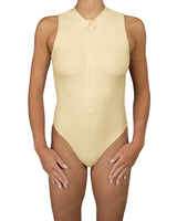 Sleeveless Cut Out Back One Piece