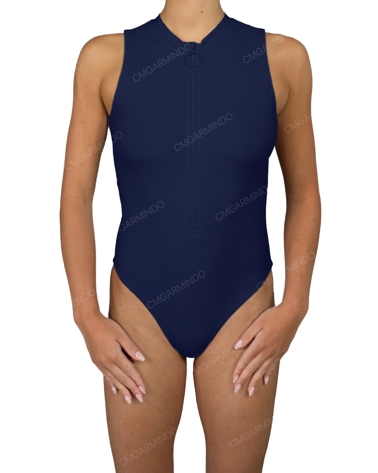 Sleeveless Cut Out Back One Piece