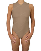 Sleeveless Cut Out Back One Piece
