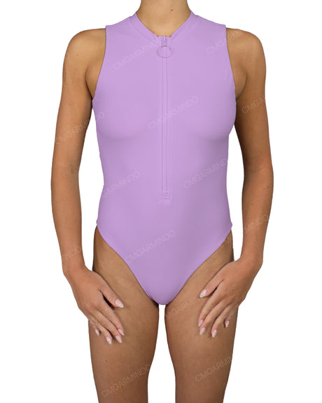 Sleeveless Cut Out Back One Piece