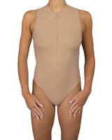 Sleeveless Cut Out Back One Piece