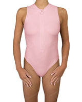 Sleeveless Cut Out Back One Piece