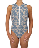 Sleeveless Cut Out Back One Piece