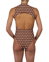 Sleeveless Cut Out Back One Piece