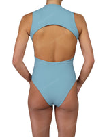 Sleeveless Cut Out Back One Piece