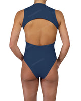 Sleeveless Cut Out Back One Piece