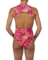 Sleeveless Cut Out Back One Piece