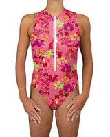 Sleeveless Cut Out Back One Piece