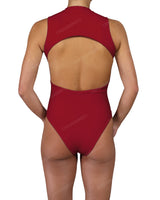 Sleeveless Cut Out Back One Piece