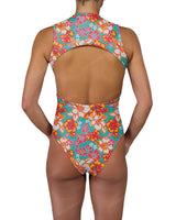 Sleeveless Cut Out Back One Piece