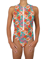 Sleeveless Cut Out Back One Piece