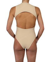 Sleeveless Cut Out Back One Piece