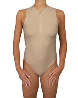 Sleeveless Cut Out Back One Piece
