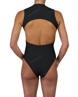 Sleeveless Cut Out Back One Piece